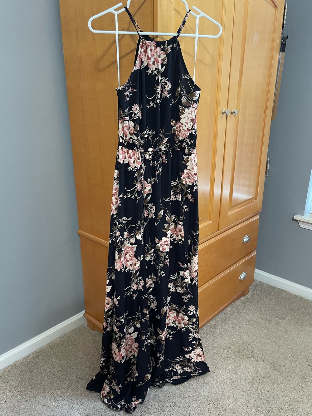 Lulus Floral Print Sleeveless Dress XS